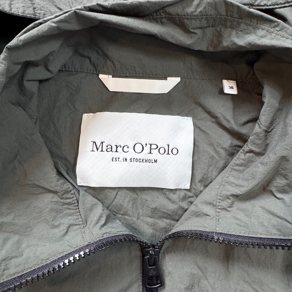 Marc O’Polo Olive Green Cropped Utility Jacket Size 36 (size small) - Picture 6 of 10